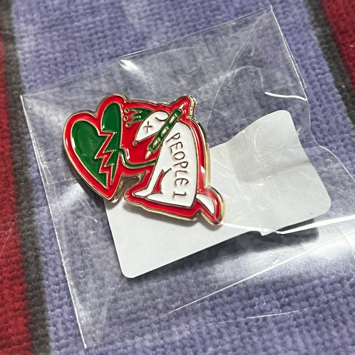 PEOPLE1 ピンズ PEOPLE1 偽PEOPLE 1 ピンズ カタカナ ピン